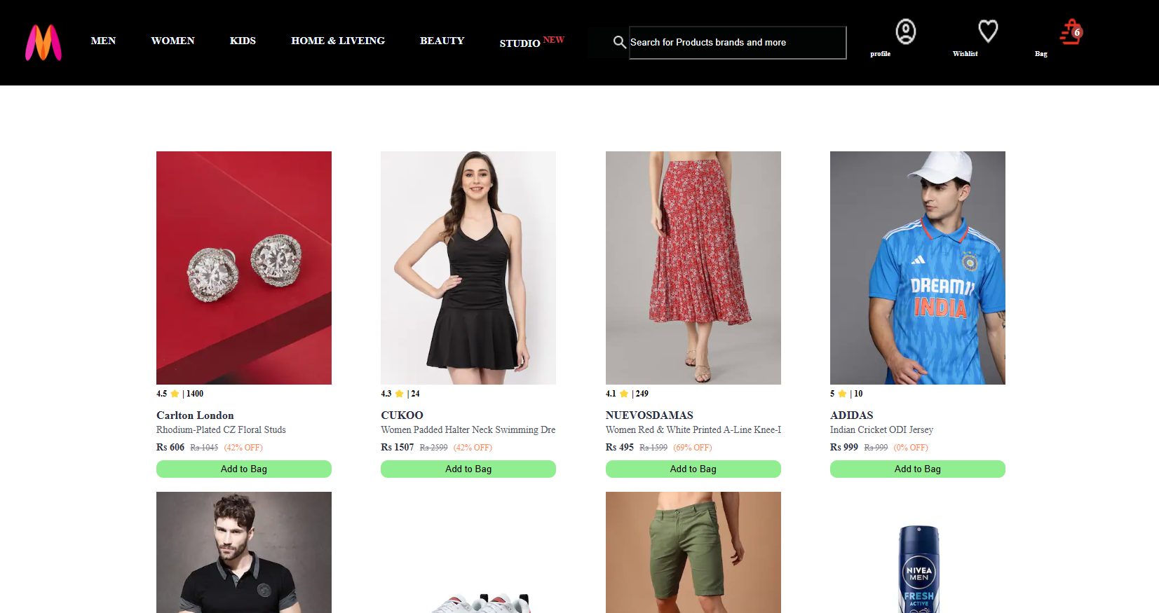 Myntra Clone